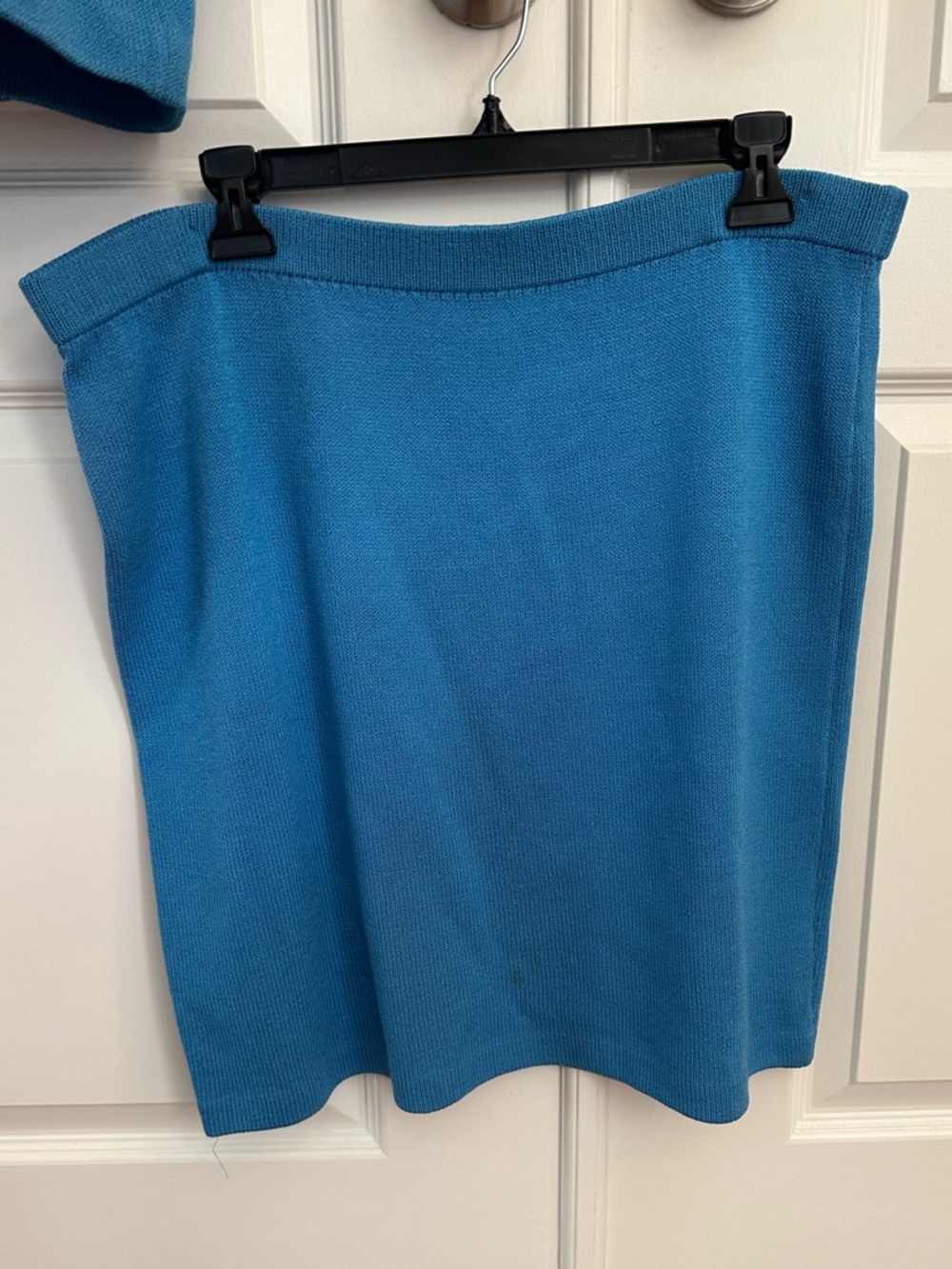St John By Marie Gray Skirt Suit Turquoise Blue‎ - Picture 4 of 17